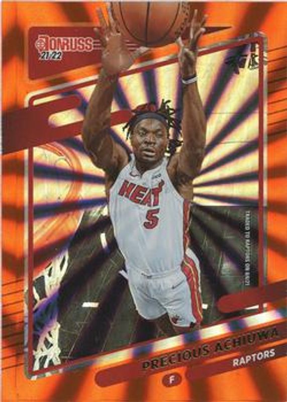 2021 Donruss #24 Orange Laser