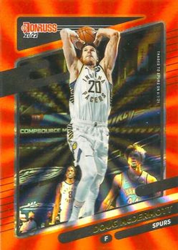 2021 Donruss #158 Orange Laser
