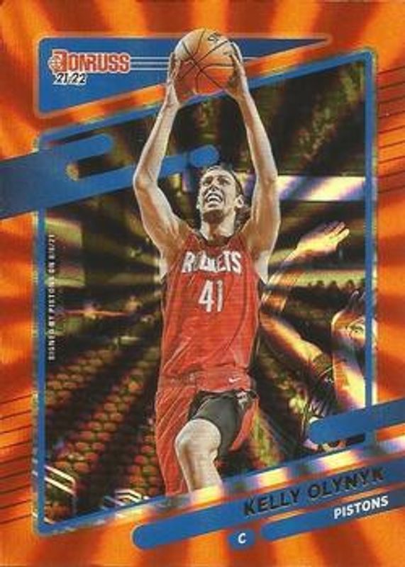 2021 Donruss #122 Orange Laser