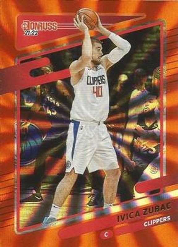 2021 Donruss #194 Orange Laser