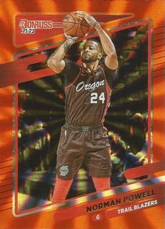 2021 Donruss #102 Orange Laser