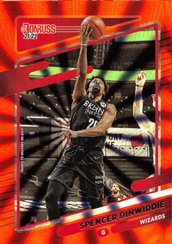 2021 Donruss #89 Orange Laser