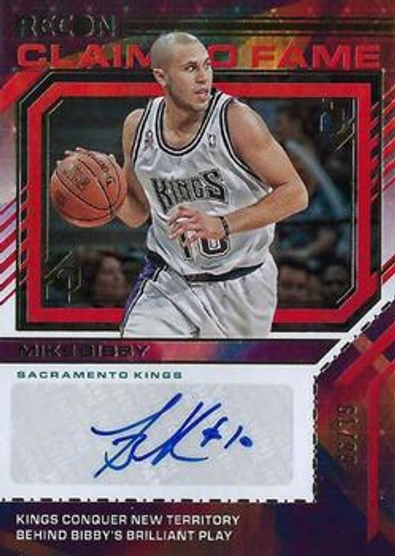 2021 Recon #CFS-MKB Claim to Fame Signatures - Red /75