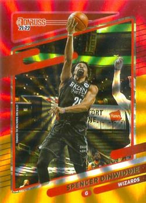 2021 Donruss #89 Red & Gold Laser