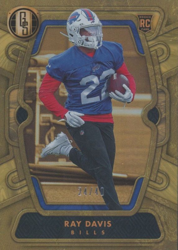 Ray Davis 2024 Gold Standard #164 Citrine /40 Rookie RAW