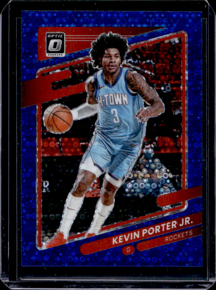Kevin Porter Jr. 2021 Panini Donruss Optic #14 Fast Break Blue /50 ...