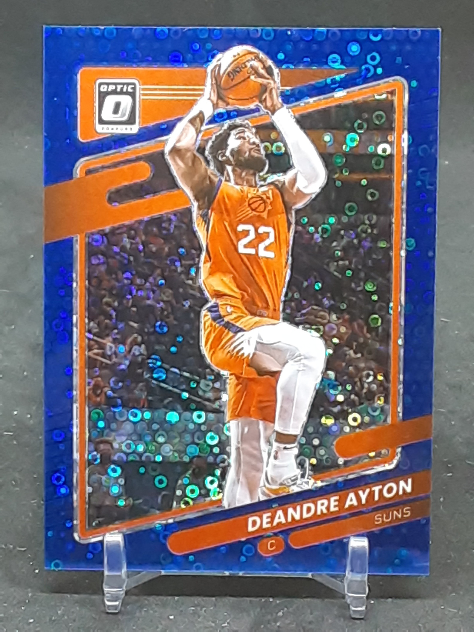 Deandre Ayton 2021 Panini Donruss Optic #9 Fast Break Blue /50 Price ...