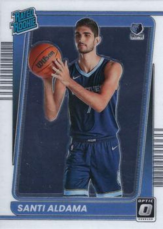 Santi Aldama /25シリ RC auto 1stナンバー Santi Aldama 2021 Optic #176 Base Price Guide - Sports Card Investor