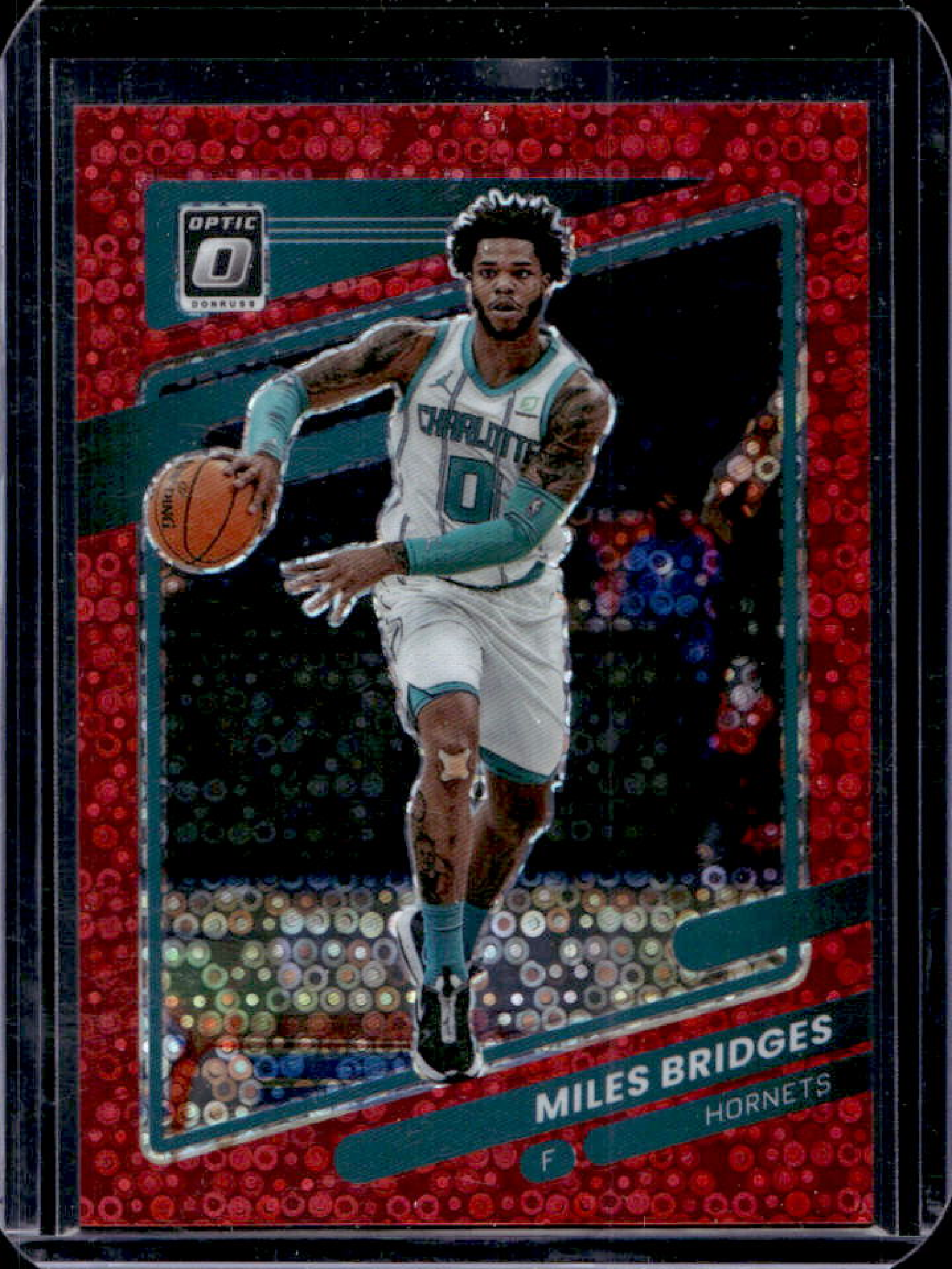 Miles Bridges 2021 Panini Donruss Optic #107 Fast Break Red /85 Price ...