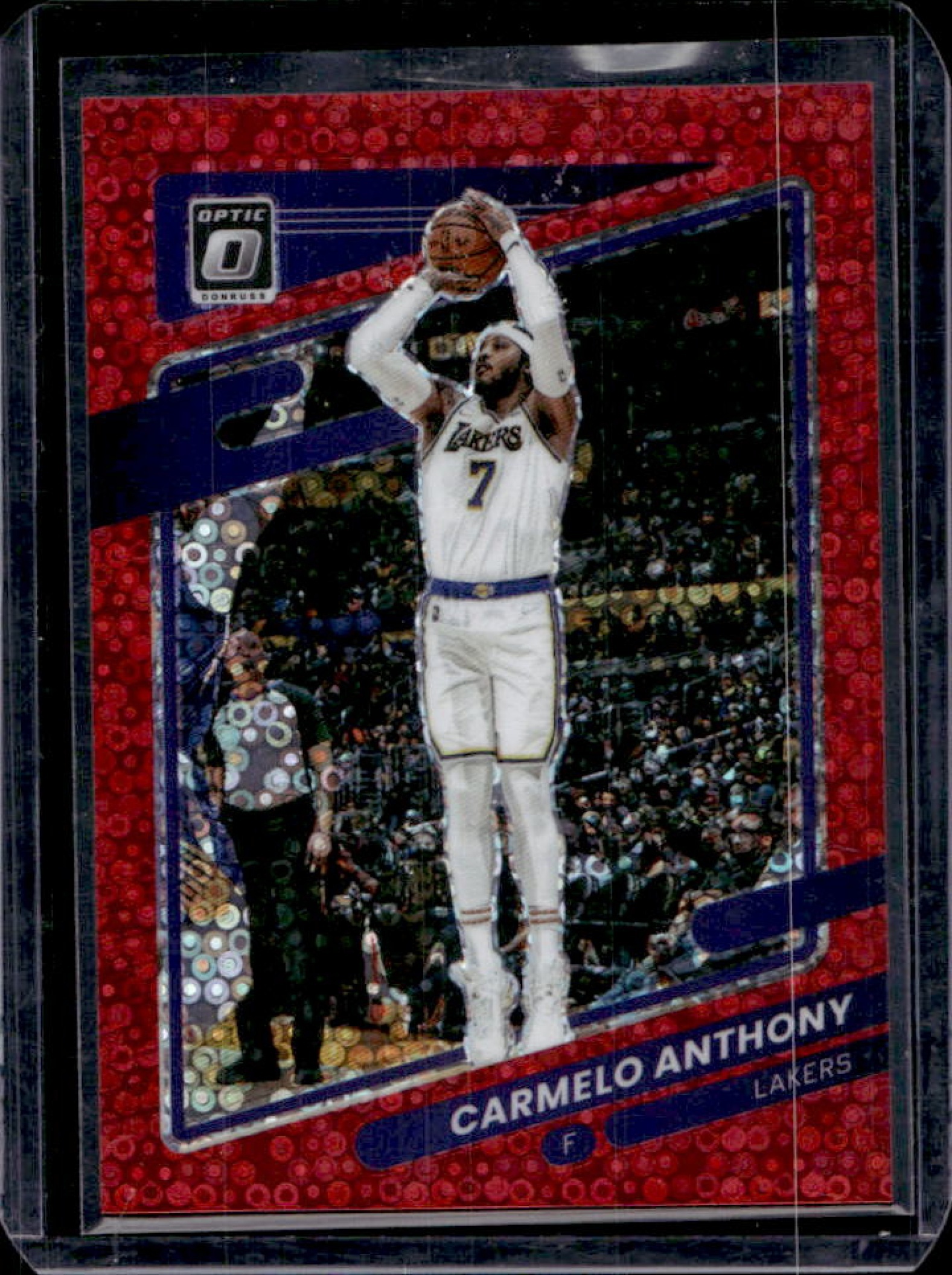 Carmelo Anthony 2021 Panini Donruss Optic #109 Fast Break Red /85 Price ...