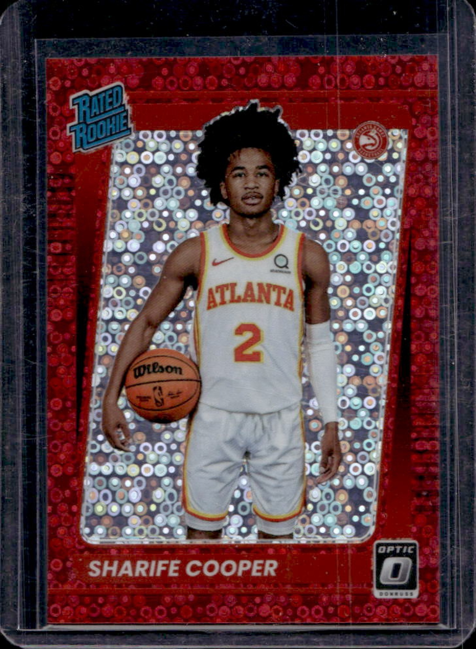 Sharife Cooper 2021 Panini Donruss Optic #158 Fast Break Red /85 Price ...