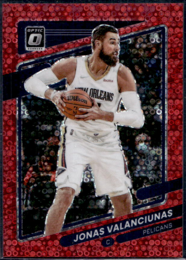 Jonas Valanciunas 2021 Panini Donruss Optic #71 Fast Break Red /85 ...