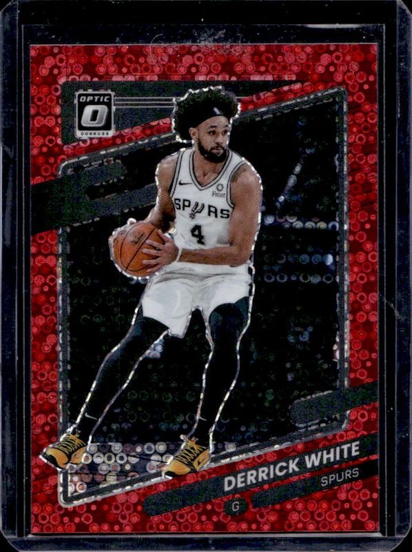 Derrick White 2021 Panini Donruss Optic #4 Fast Break Red /85 Price ...
