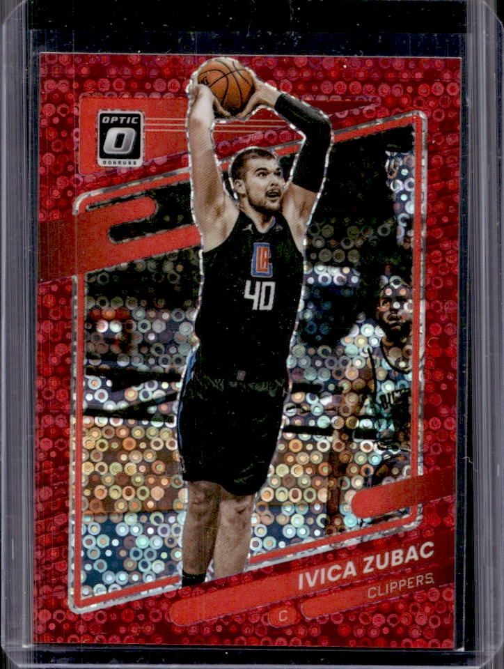 Ivica Zubac 2021 Panini Donruss Optic #68 Fast Break Red /85 Price ...