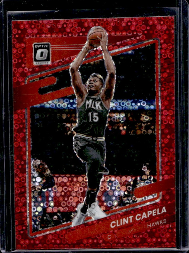 Clint Capela 2021 Panini Donruss Optic #62 Fast Break Red /85 Price ...