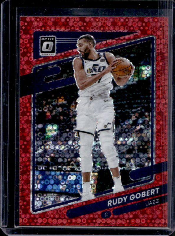 Rudy Gobert 2021 Panini Donruss Optic #3 Fast Break Red /85 Price Guide ...