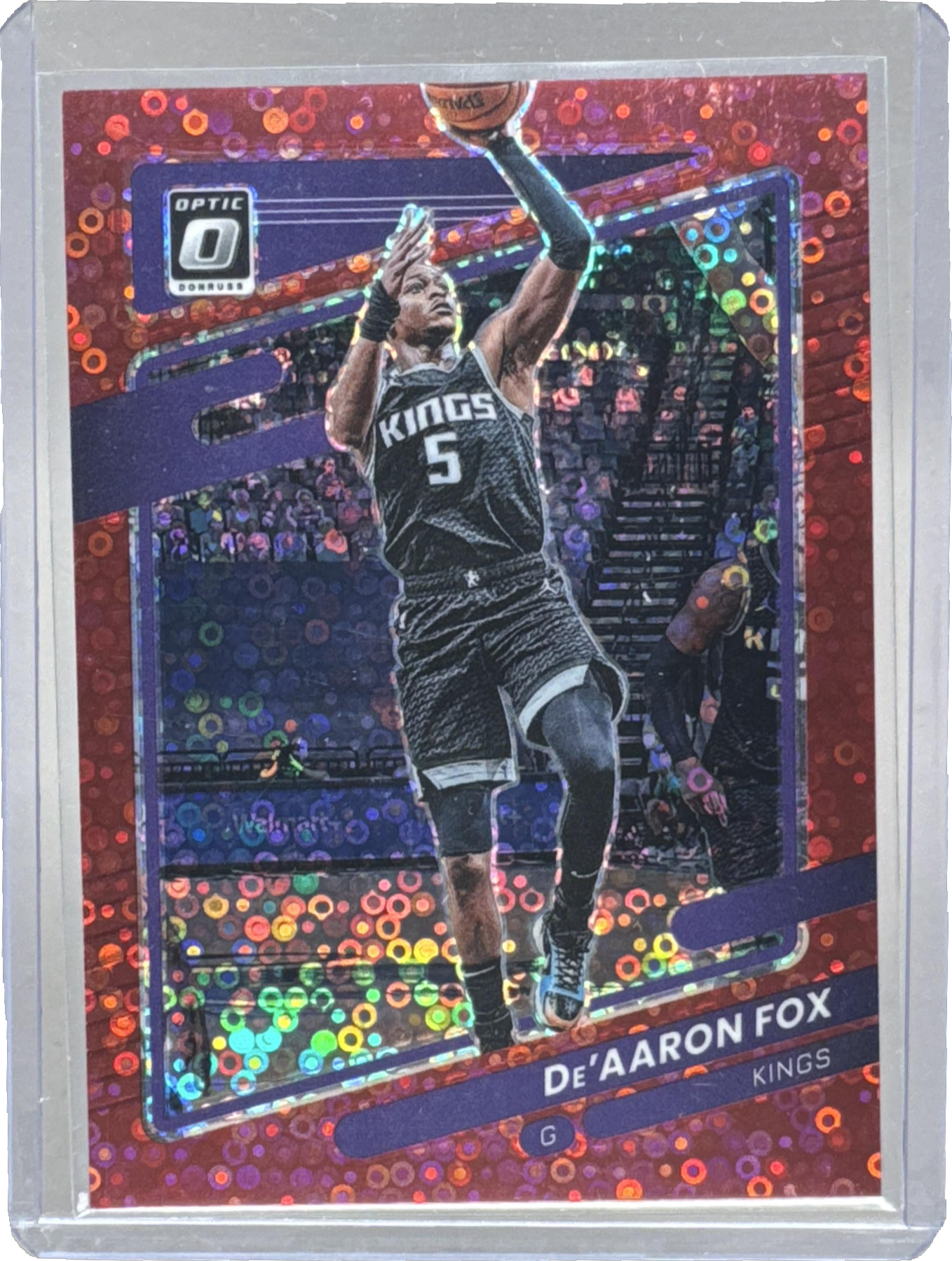 De'Aaron Fox 2021 Panini Donruss Optic #85 Fast Break Red /85 Price ...