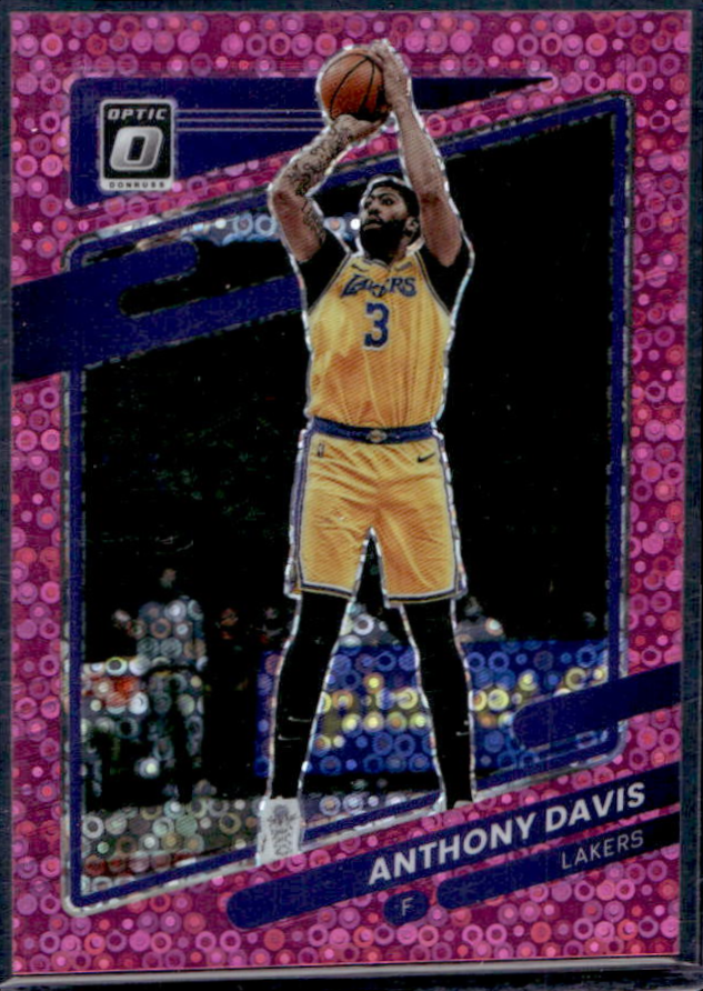Anthony Davis 2021 Panini Donruss Optic #133 Fast Break Pink /20 Price ...