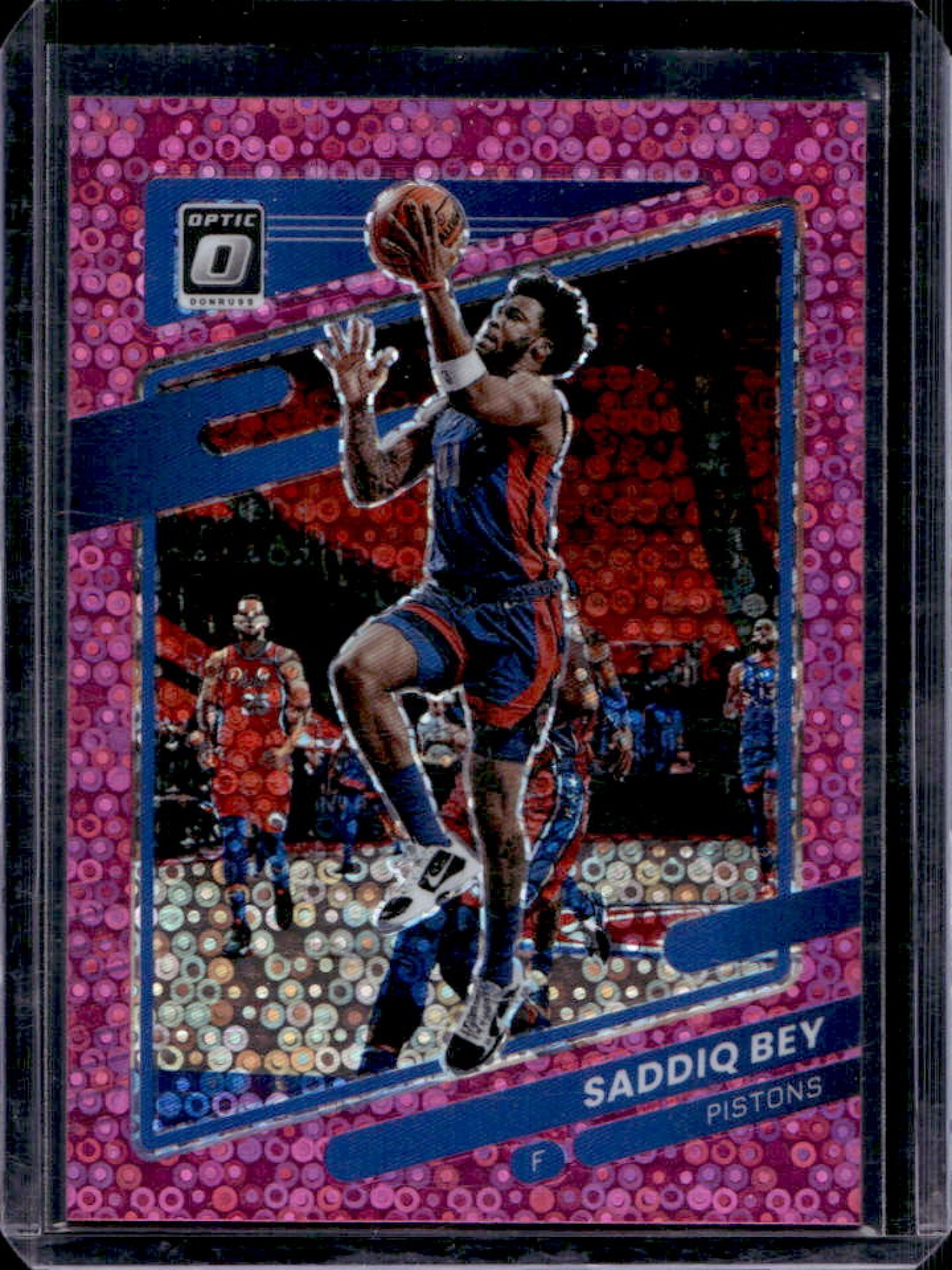 Saddiq Bey 2021 Panini Donruss Optic #126 Fast Break Pink /20 Price ...