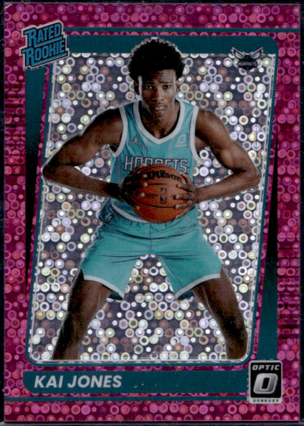 Kai Jones 2021 Panini Donruss Optic #182 Fast Break Pink /20 Price ...