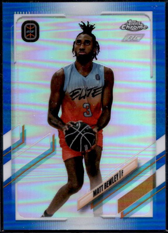2021 Topps Chrome OTE Overtime Elite #77 Blue Refractor /99