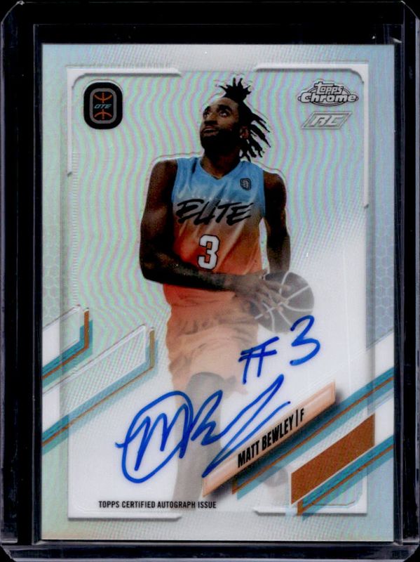 2021 Topps Chrome OTE Overtime Elite #CA-MB1 Chrome Autographs