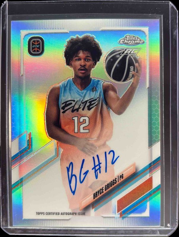 2021 Topps Chrome OTE Overtime Elite #CA-BG1 Chrome Autographs