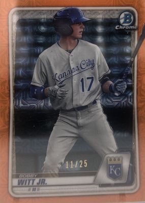 2020 Bowman Chrome Mega Box #BCP-160 Prospects - Orange Mojo Refractor /25