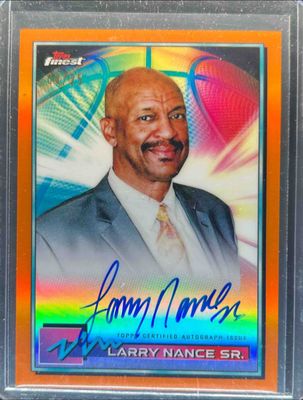 2021 Topps Finest #FA-LN Autographs - Orange /25