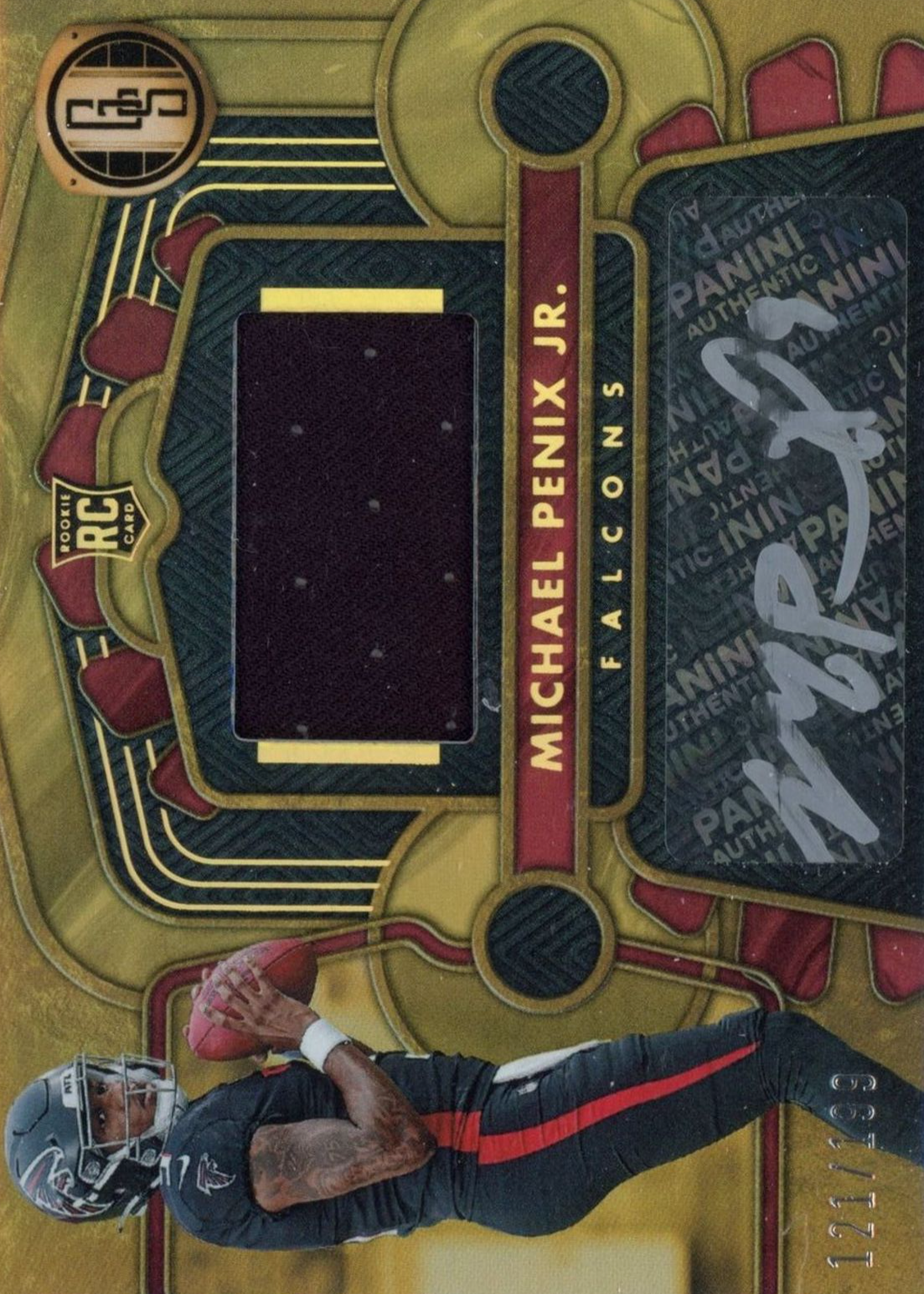 スポーツ選手 MJ gold Michael Penix Jr. [Gold Wave] #308 Prices | 2024 Panini
