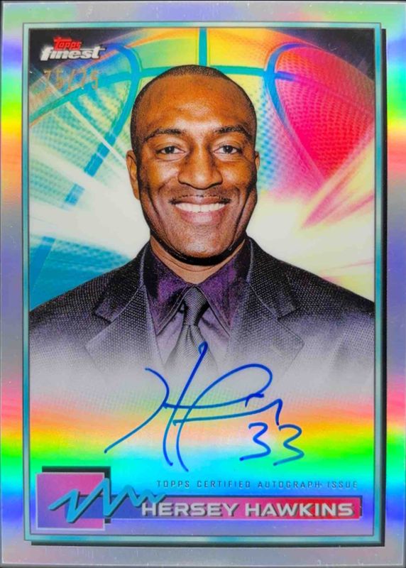 2021 Topps Finest #FA-HH Autographs - Refractor /75