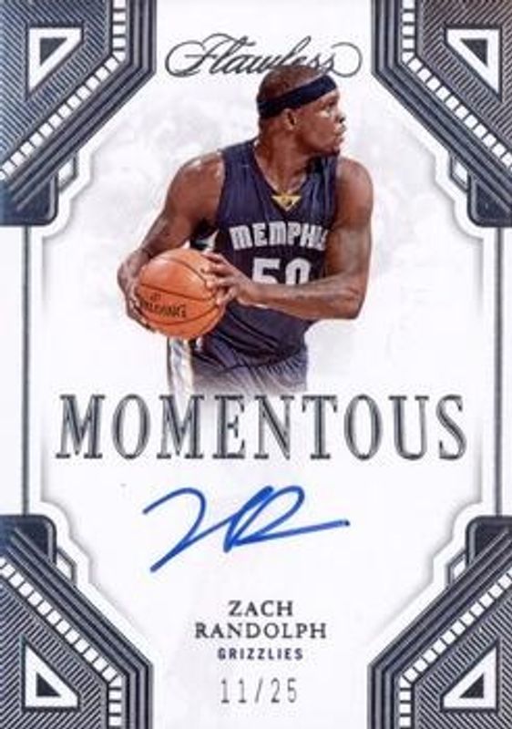 2022 Flawless #MA-ZRD Momentous Autographs /25