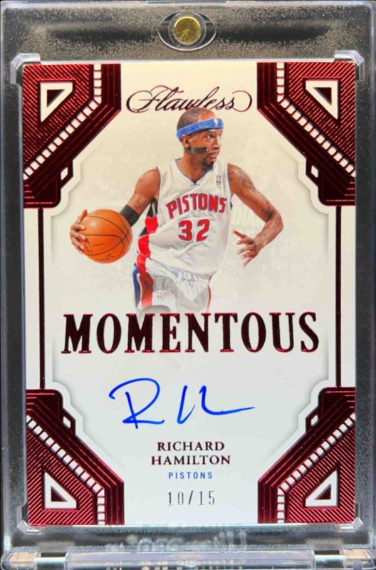 2022 Flawless #MA-RHM Momentous Autographs - Ruby /15