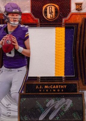 2024 Gold Standard #245 Rookie Jersey Autographs Jumbo - White Gold /75