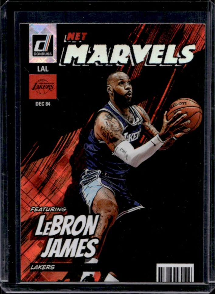 LeBron James 2022 Donruss #3 Net Marvels - Diamond Price Guide