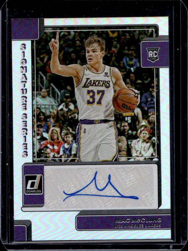 2022 Donruss #SS-MAC Signature Series