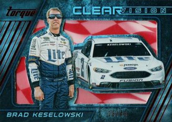 2016 Torque NASCAR #11 Clear Vision Red /49