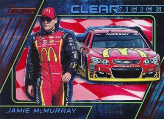 2016 Torque NASCAR #14 Clear Vision Red /49