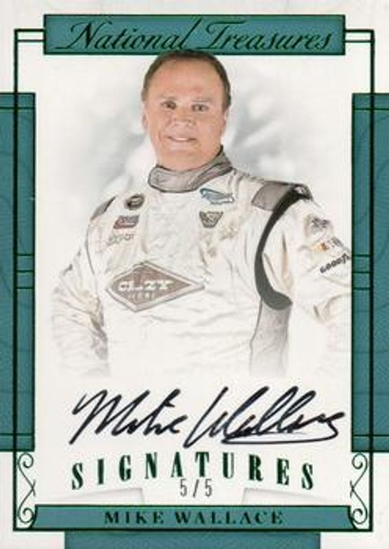 2017 National Treasures NASCAR #S-MW Signatures Green /5