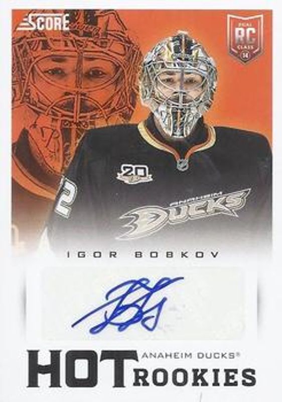 2013 Panini Rookie Anthology #722 2013 Score Update: Hot Rookies Signatures