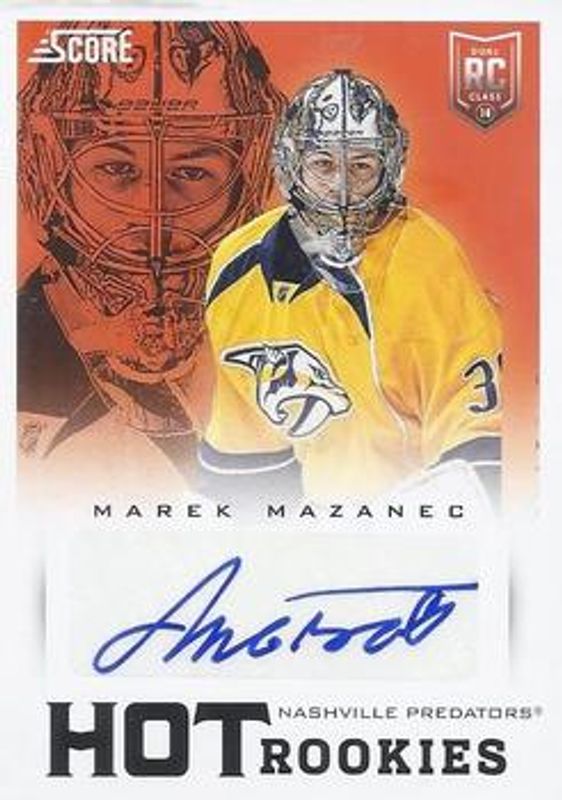 2013 Panini Rookie Anthology #712 2013 Score Update: Hot Rookies Signatures