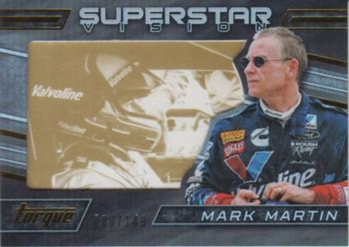 2016 Torque NASCAR #SV21 Superstar Vision Gold /149