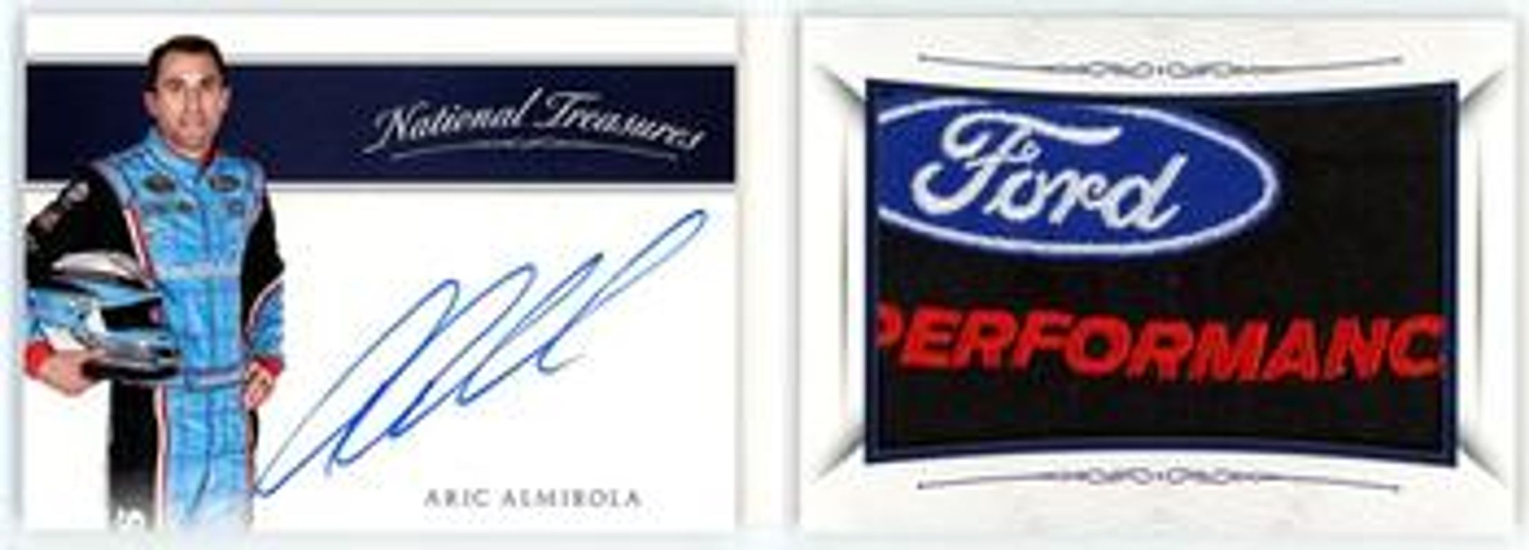 2016 National Treasures NASCAR #AA Jumbo Firesuit Patch Signatures Booklet Associate Sponsors 1 /1