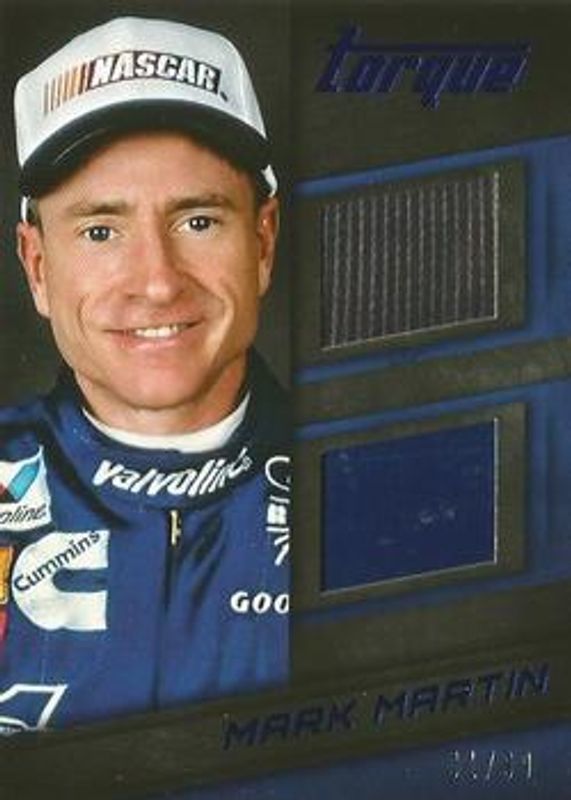 2016 Torque NASCAR #DM-MM Dual Materials Blue /99