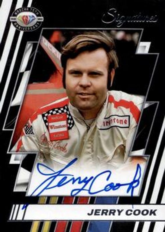 2023 Panini Prime #75-JC NASCAR 75th Anniversary Signatures
