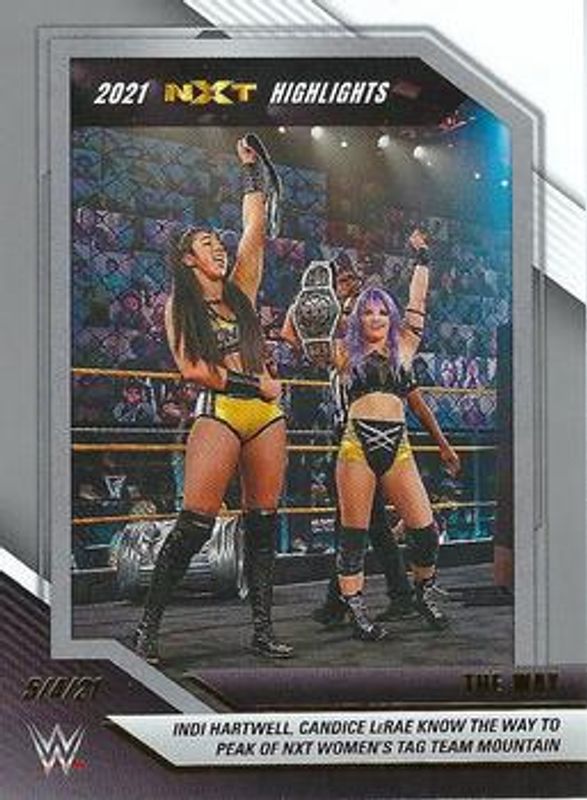 2022 Panini WWE NXT #15 2021 NXT Highlights - Silver