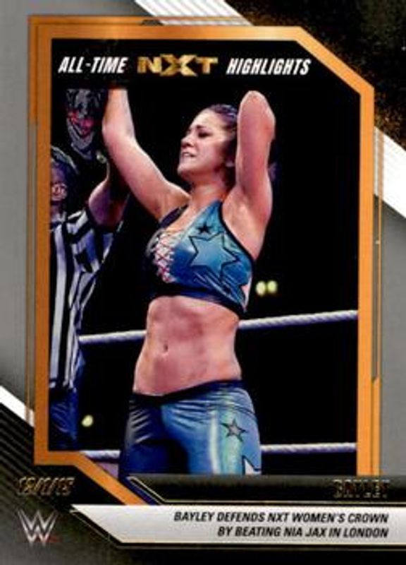Bayley 2022 Panini WWE NXT #18 All Time NXT Highlights - Silver Price ...