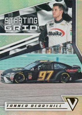 2019 Victory Lane NASCAR #S6 Starting Grid Gold /25