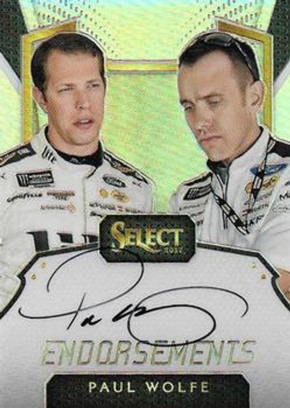 2017 Select NASCAR #E-PW Endorsements