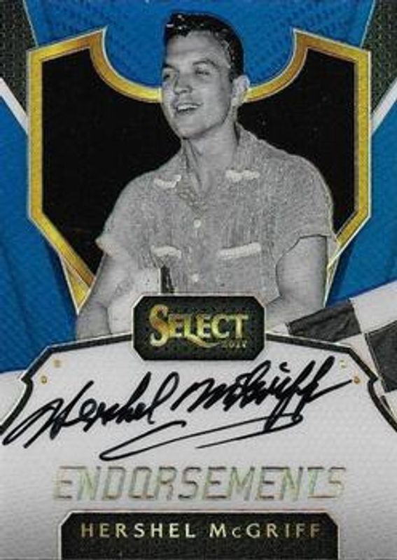 2017 Select NASCAR #E-HM Endorsements Blue /50